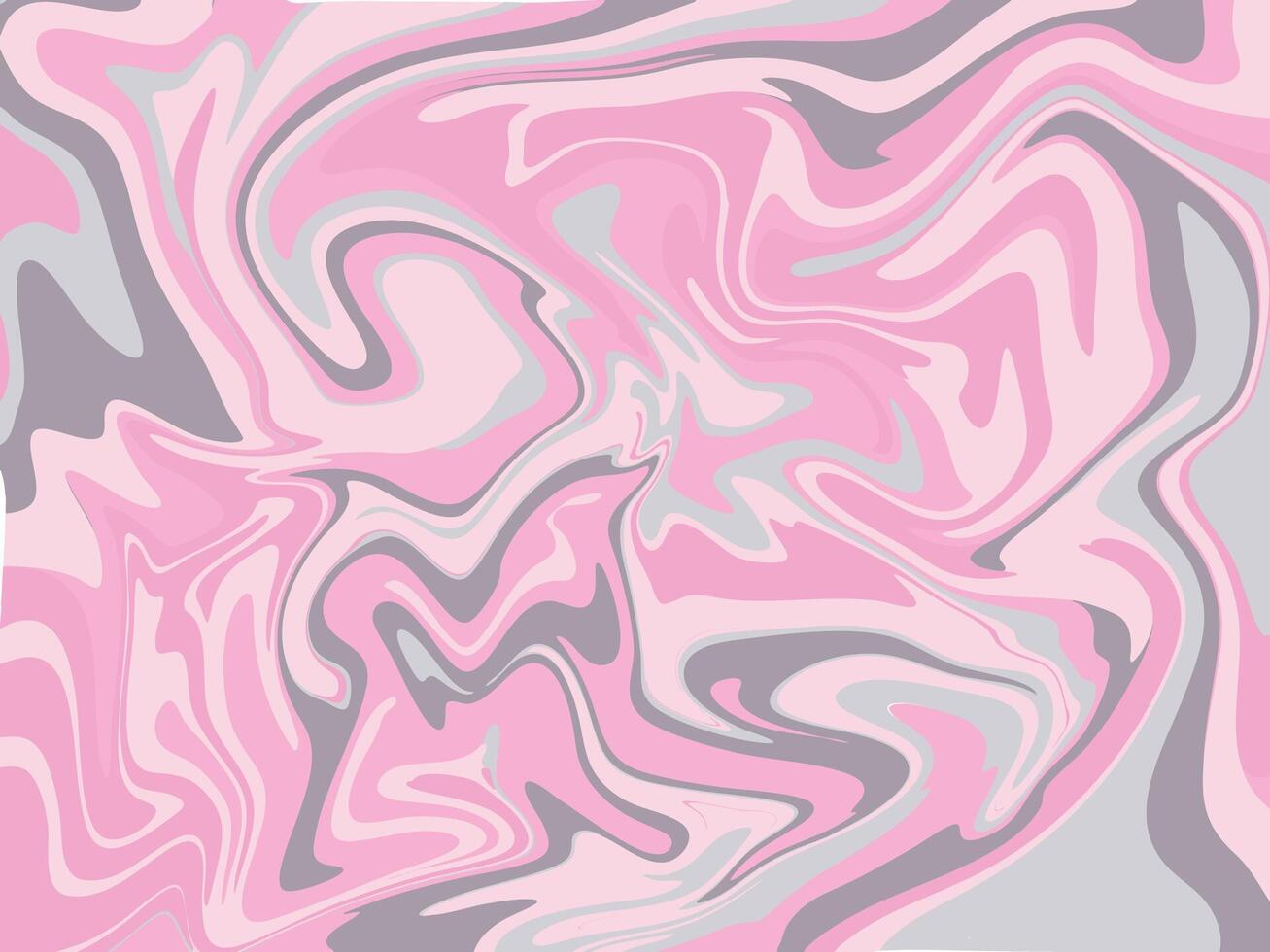 Abstract pink and grey liquid marble background vector