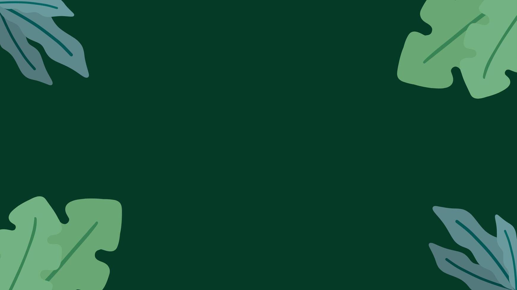 Modern botanical background with tropical leaves vector