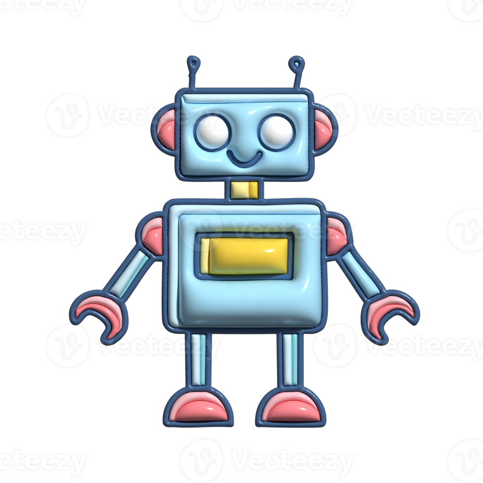Futuristic 3D Smart Toy and Entertainment Icons png