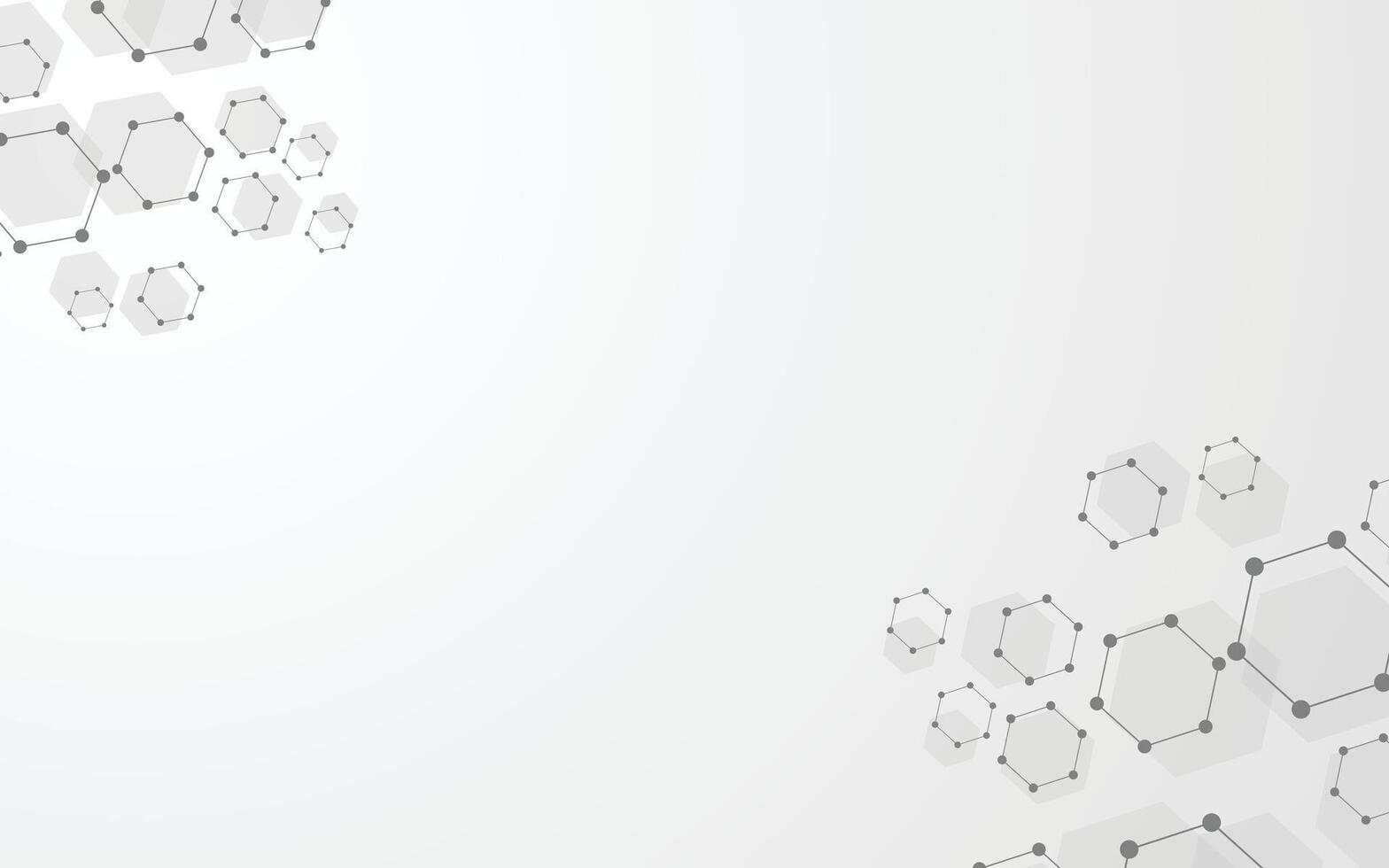 Abstract hexagonal white background design. illustration vector