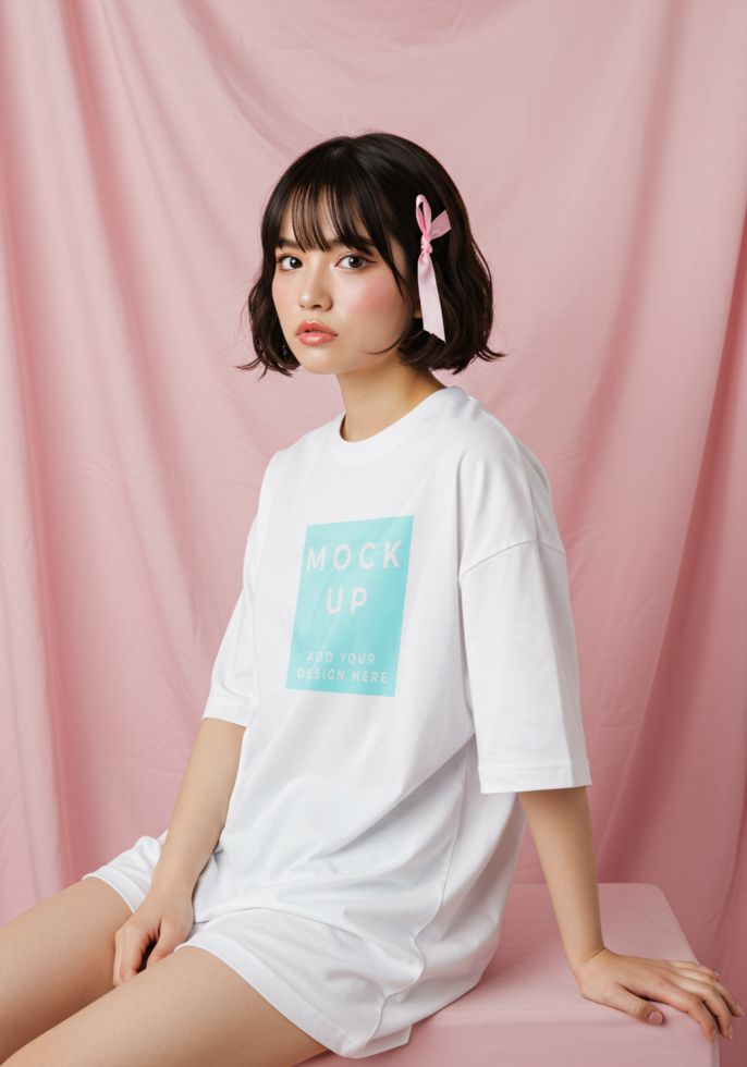 Customizable Apparel Mockup for Showcasing T-Shirt Graphics psd