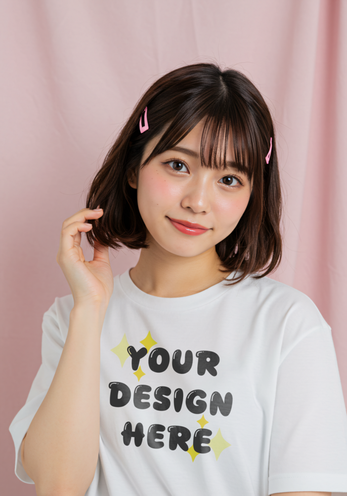 Simple Tee Shirt Template for Website and Portfolio Use psd