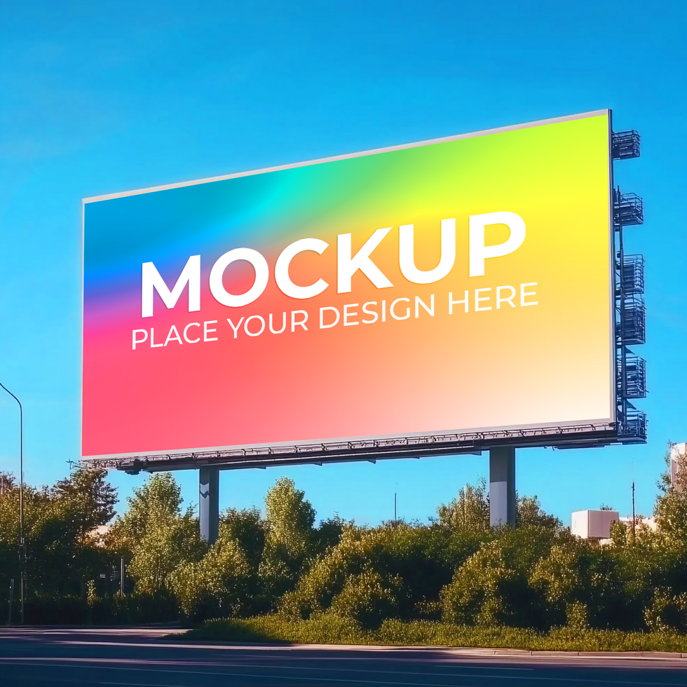 City Billboard Ready for Eye-Catching Design psd