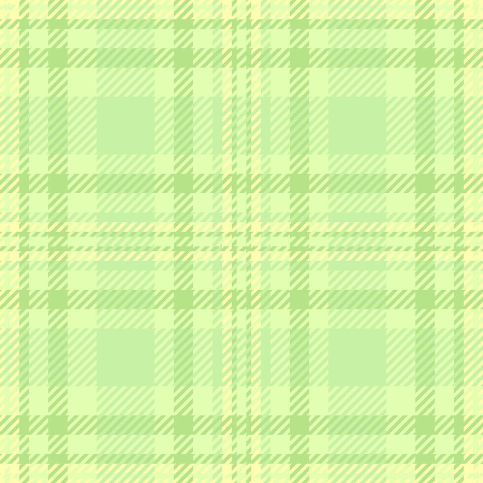 Subtle pastel green and yellow plaid pattern. Perfect for backgrounds, textiles, and springsummer designs. Evokes feelings of freshness and serenity. A versatile image for various design projects. vector