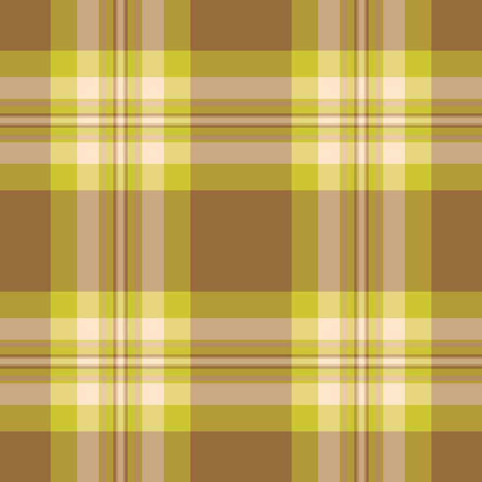 Warmtoned plaid pattern with intersecting lines. Ideal for backgrounds, textiles, and designs requiring a traditional, earthy aesthetic. vector