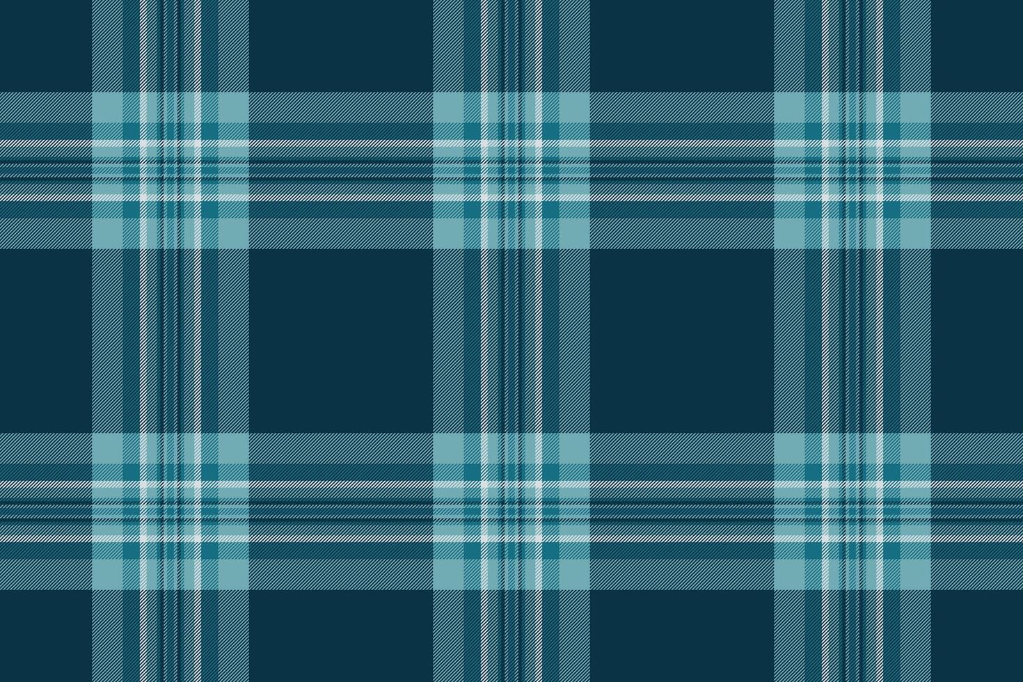Elegant teal and navy plaid pattern. Perfect for textile design, website backgrounds, or stylish stationery. vector