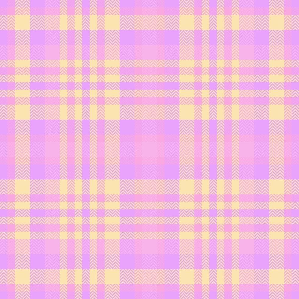 Pastel plaid pattern, soft and calming. Use as background, fabric texture, or design element for feminine and youthful projects. Versatile eyecatching. vector