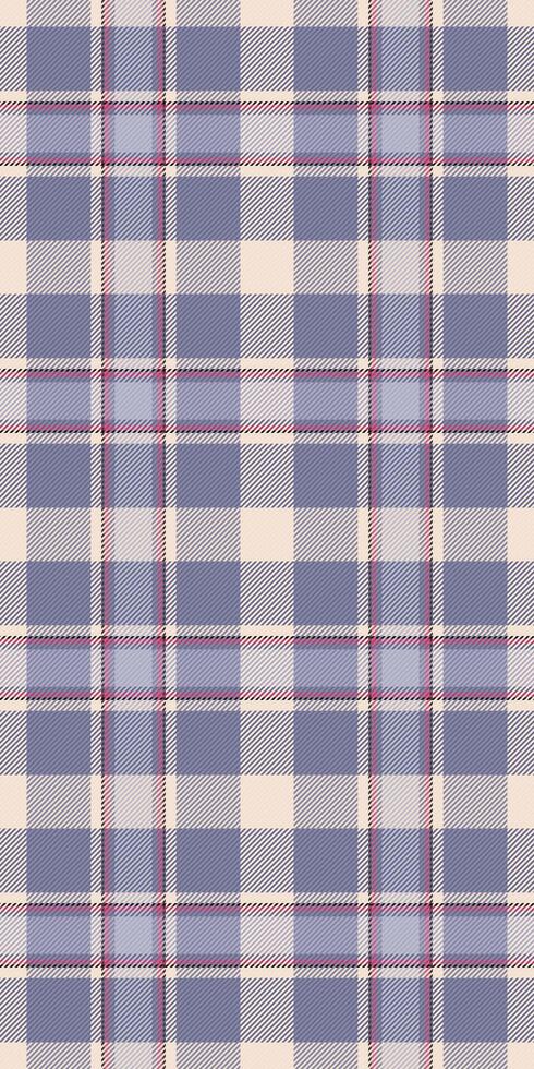 Customer tartan check plaid, track pattern seamless. Complexity texture background fabric textile in pastel and light colors. vector