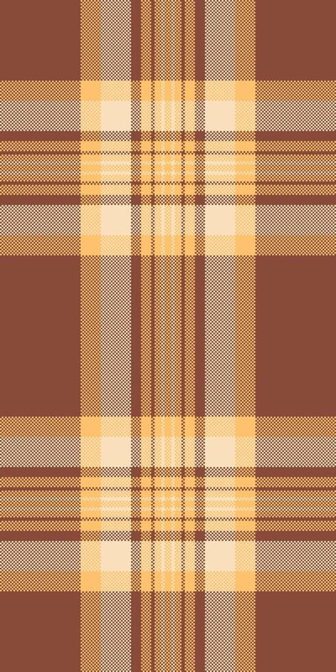 Choose check tartan, pretty background fabric plaid. Diverse texture pattern textile seamless in red and orange colors. vector