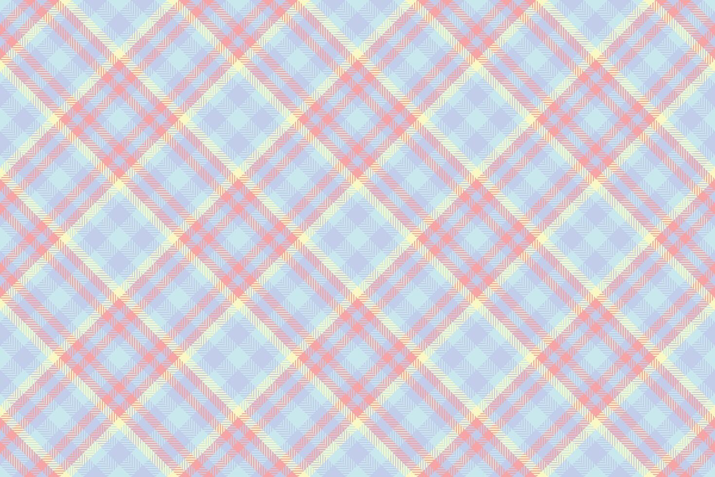 Soft pastel plaid pattern. Perfect for textile design, websites, or packaging. This delicate, repeating texture evokes feelings of spring and serenity. vector
