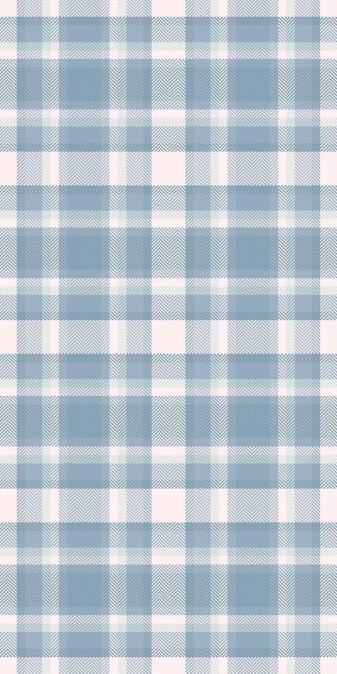 Subtle blue and white plaid pattern, perfect for textile design, website backgrounds, or crafting projects. This calming, classic texture evokes feelings of serenity and order. vector