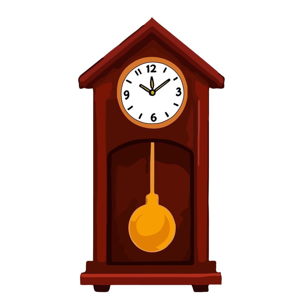 Classic Wall Clock Frame vector