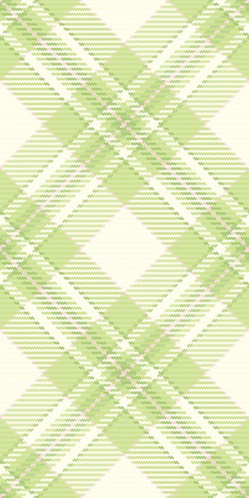 Woman textile texture seamless, form tartan plaid fabric. Other check background pattern in light and ivory colors. vector