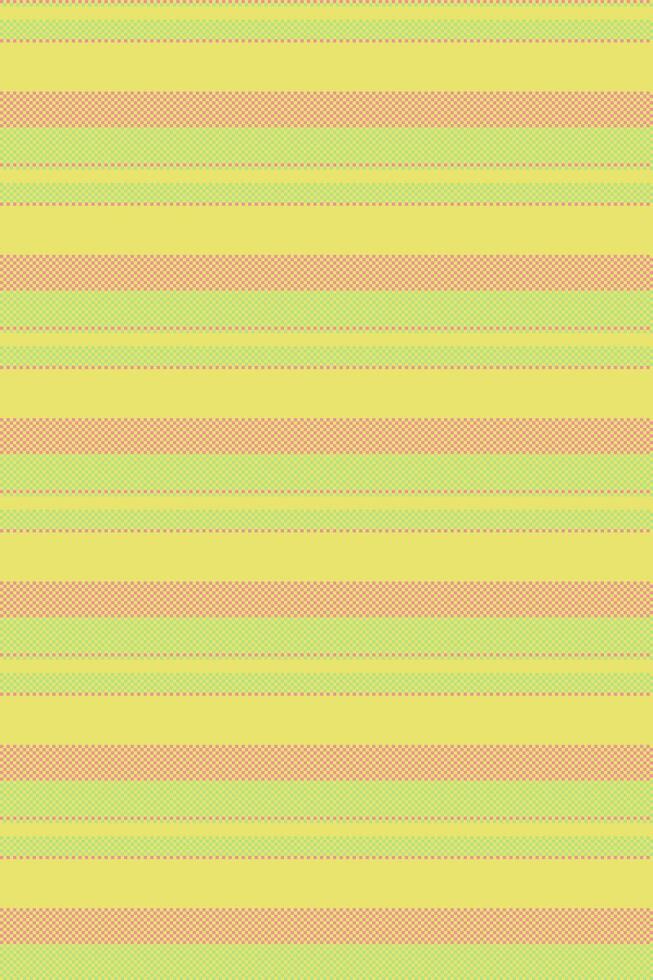 Daisy lines fabric , 70s background seamless texture. Tire textile stripe vertical pattern in yellow and green colors. vector