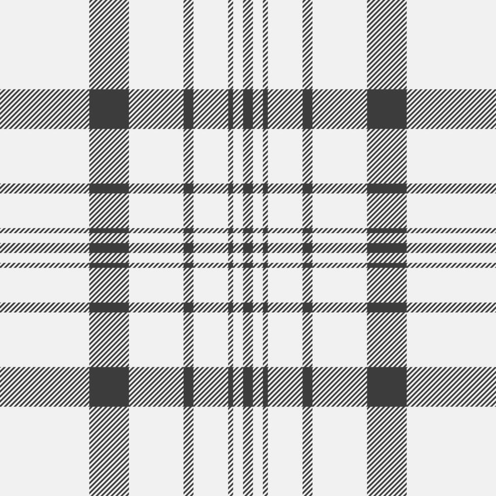 Monochrome plaid pattern. Timeless and versatile for backgrounds, textiles, or graphic design projects. Classic, refined design. Fabric, wallpaper, decoration. vector