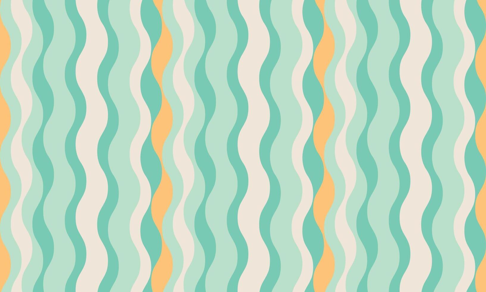Seamless wavy pastel pattern. Perfect for backgrounds, textiles, or website design. Evokes feelings of calm, summer, and retro style. vector