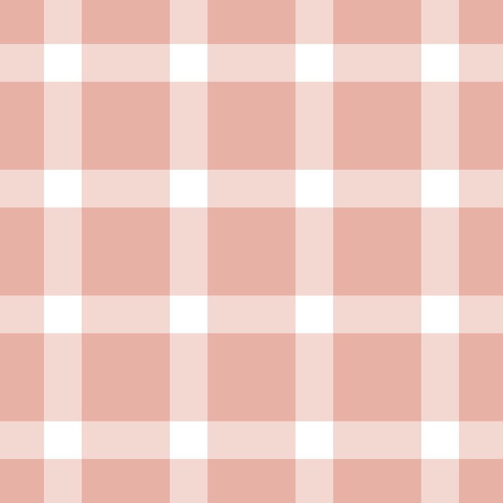 Elegant blush pink and white gingham check pattern. Perfect for textiles, websites, branding, and packaging. This soft, timeless design evokes feelings of warmth and serenity. vector