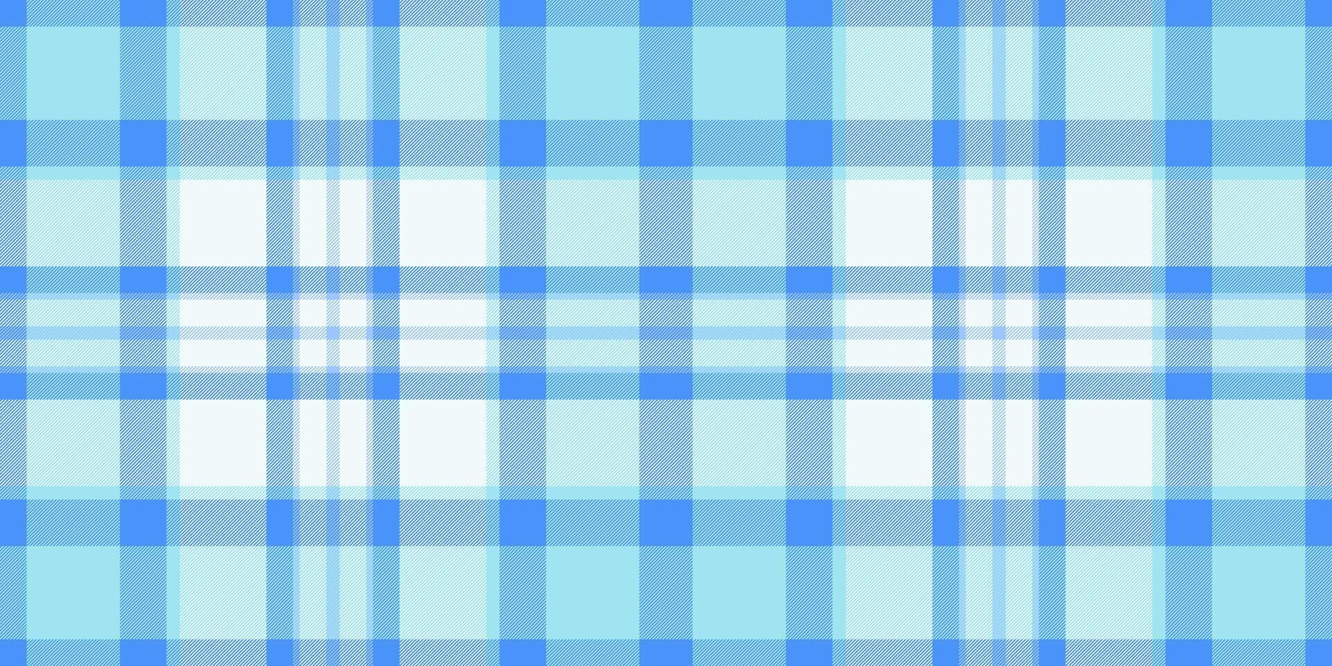 Soft blue and white plaid pattern. Perfect for backgrounds, textiles, or website design. Subtle texture evokes feelings of calmness and serenity. vector