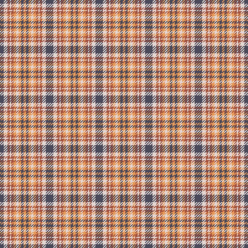 Detailed plaid pattern with warm hues. Represents tradition, comfort, and style. Ideal for backgrounds, textiles, and fashion designs. Versatile backdrop. vector