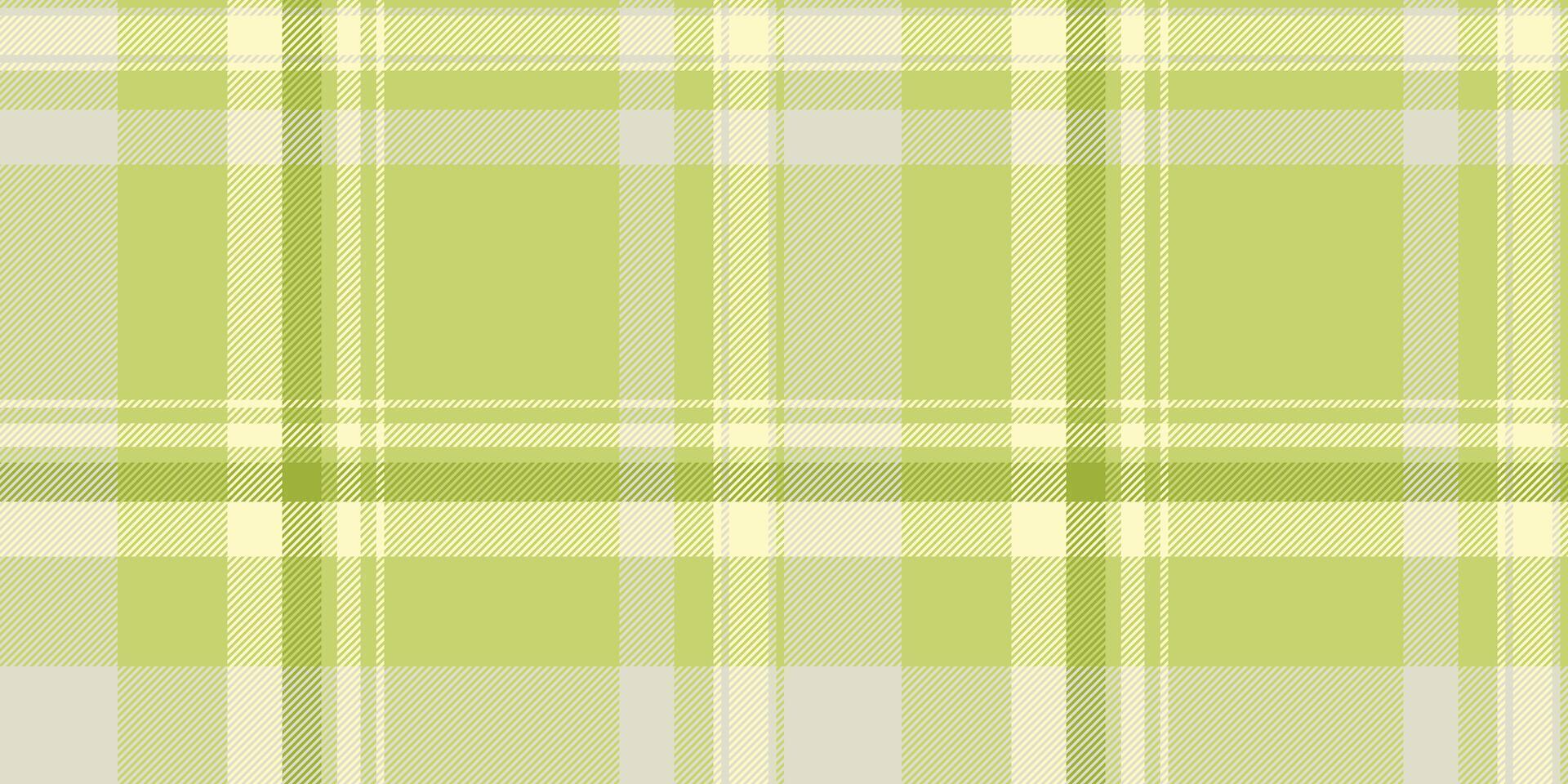 Subtle pastel green and cream plaid pattern. Perfect for textile designs, backgrounds, or website designs seeking a calming and sophisticated aesthetic. vector