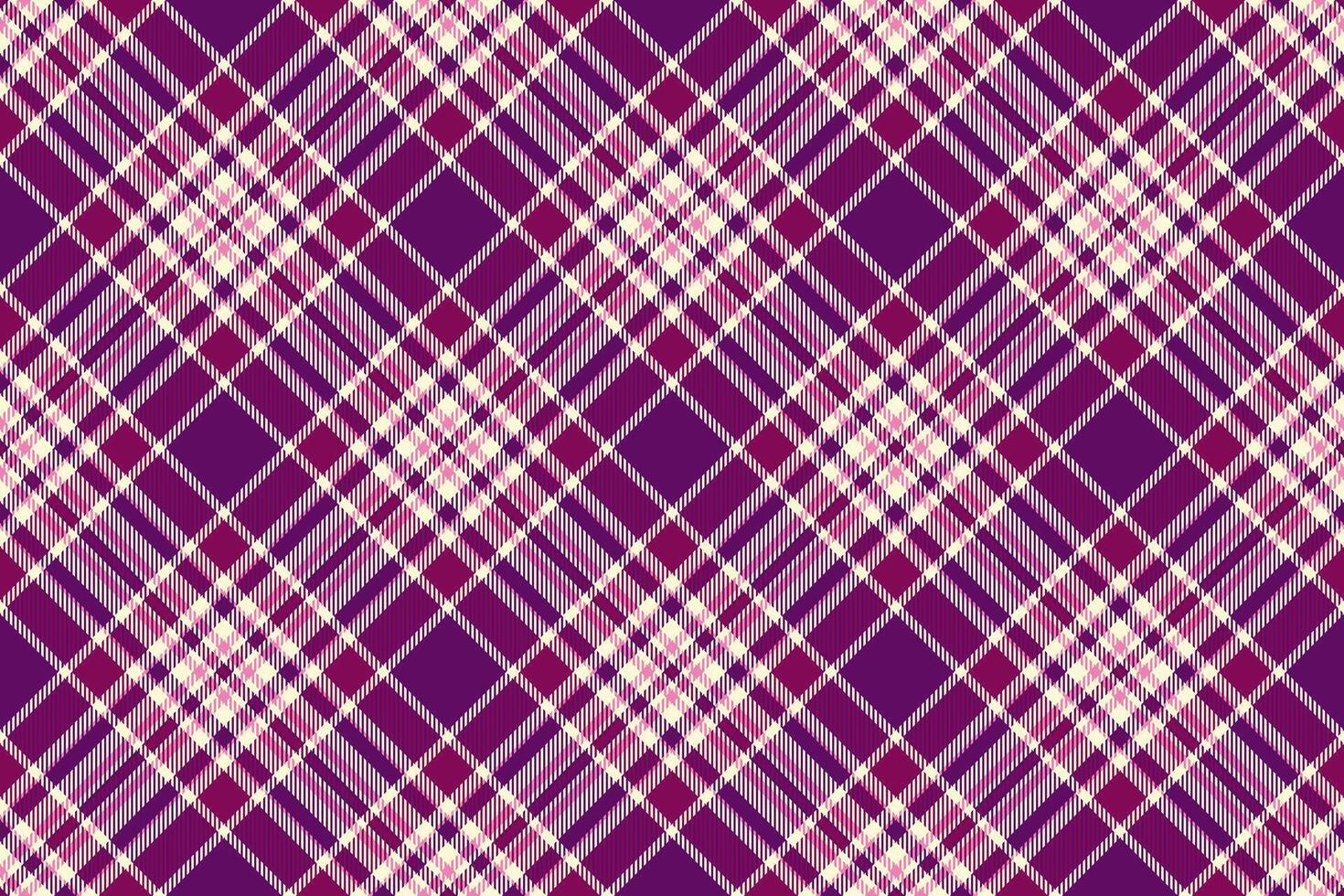 Elegant purple and pink plaid pattern. Perfect for textile design, fashion, websites, or branding projects. This versatile, seamless texture evokes a sense of sophistication and warmth. vector