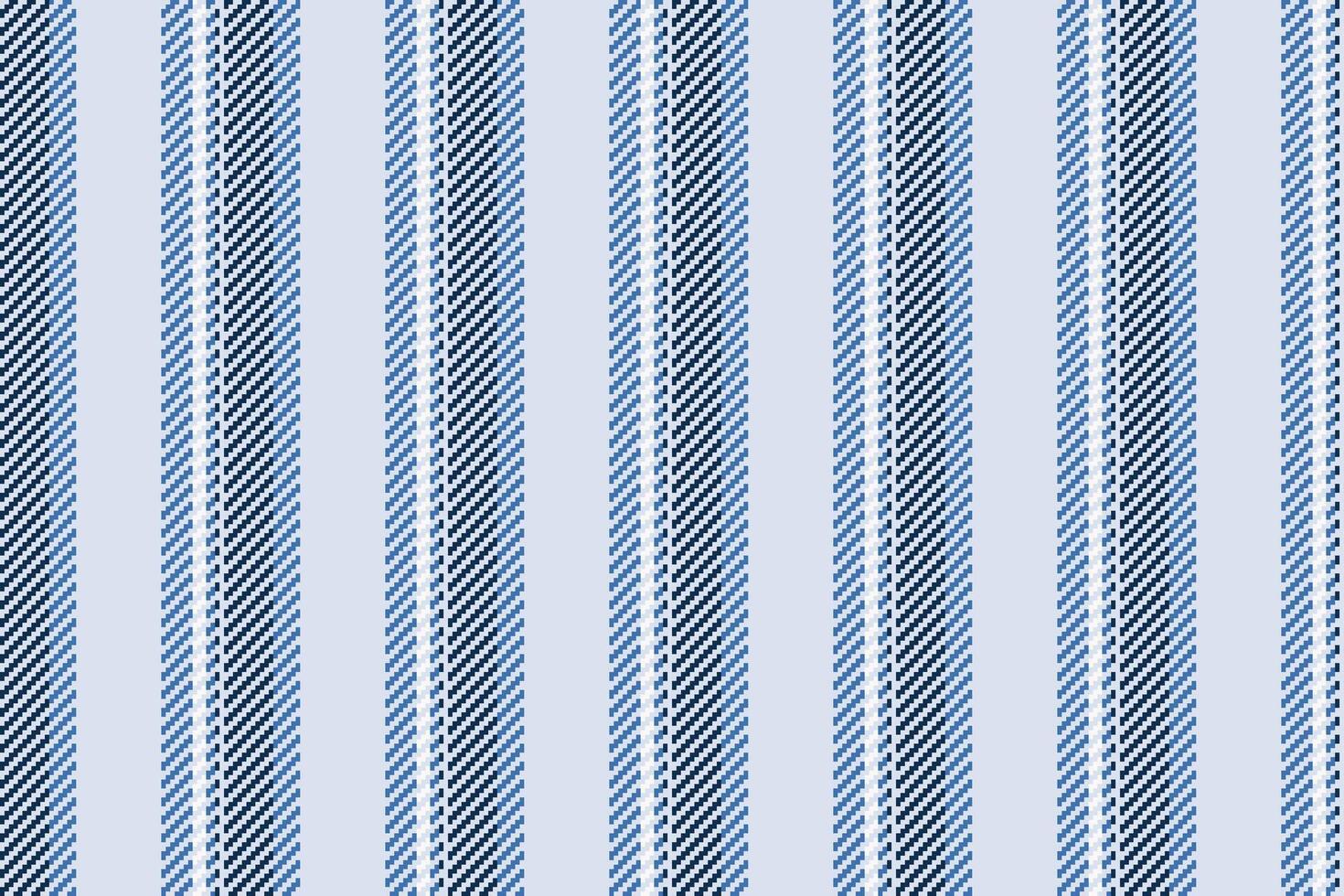 Diagonal stripe pattern seamless, blanket background vertical lines. Large textile fabric texture in light and blue colors. vector