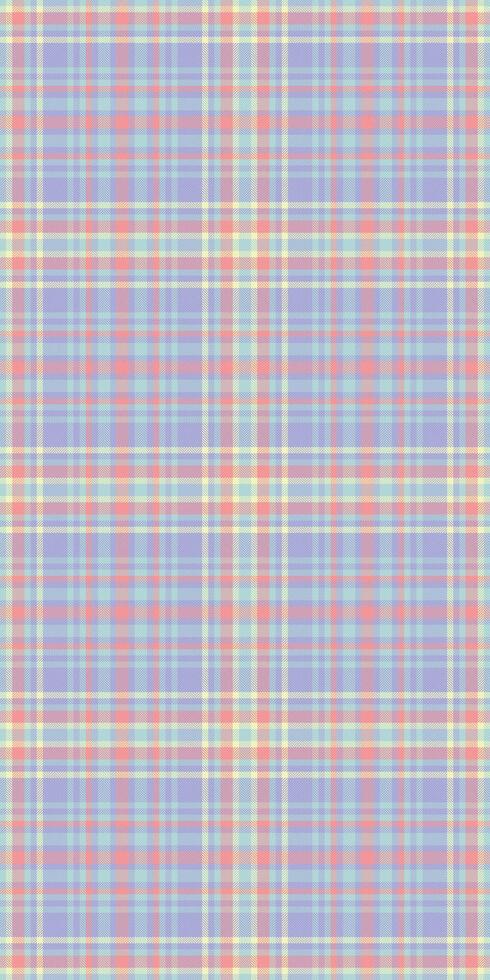 Pastel plaid pattern. Soft, delicate texture ideal for backgrounds, textiles, or website design. Evokes feelings of calmness and femininity. vector