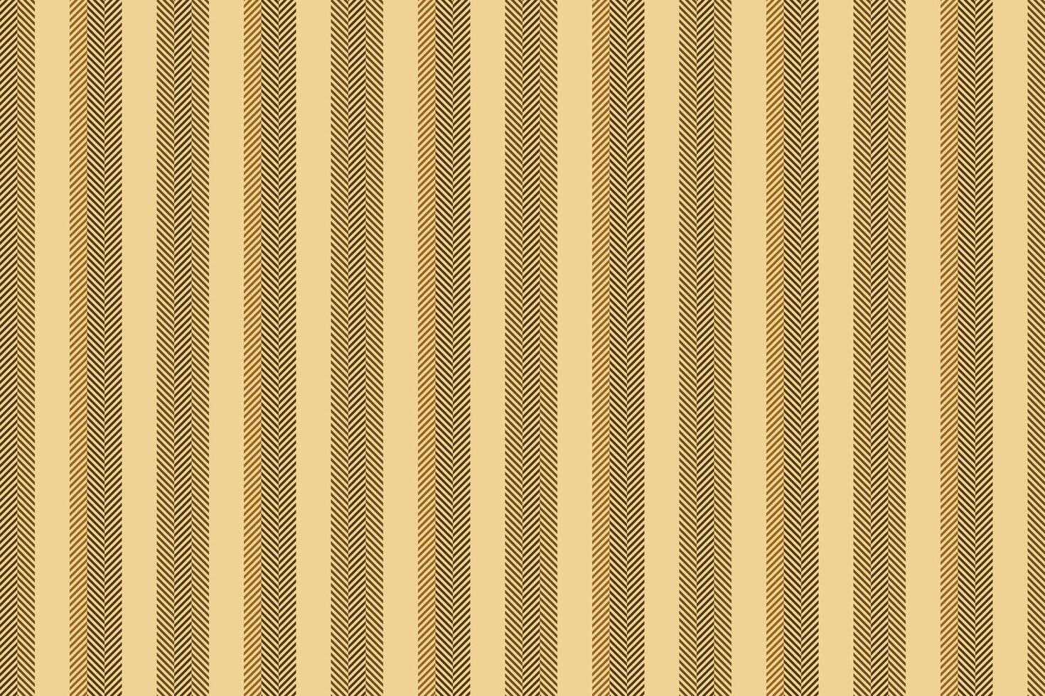 Classic striped pattern. Elegant beige and brown vertical lines create a timeless design. Ideal for backgrounds, textures, and sophisticated textiles. vector