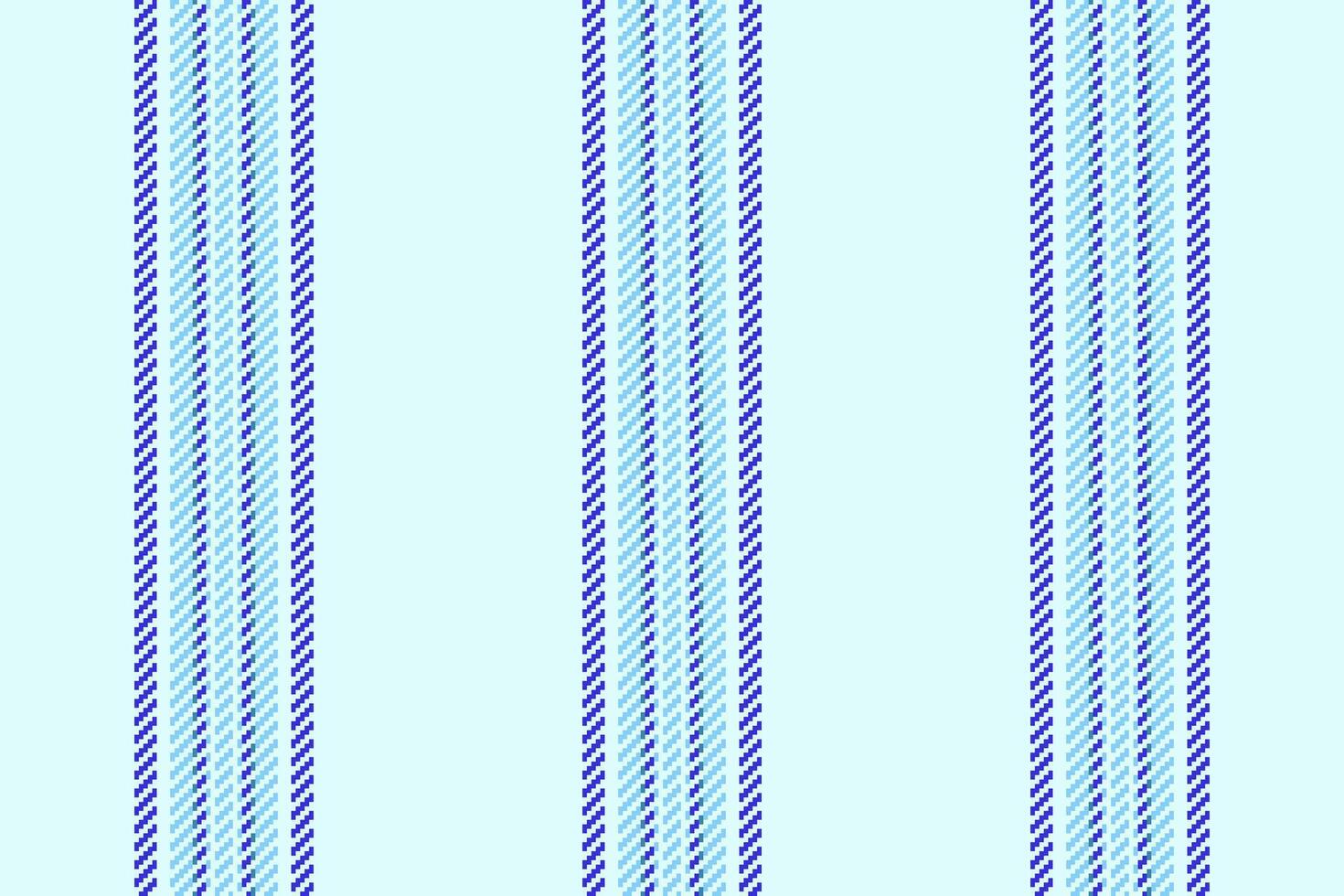 Tustic seamless vertical lines, difficult textile background. Tribal stripe texture pattern fabric in light and light sky blue colors. vector