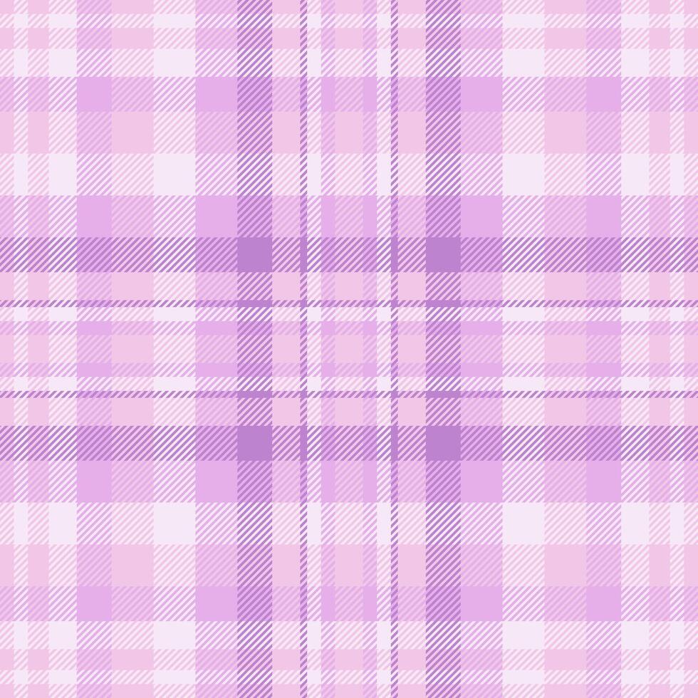 Delicate pastel purple and white plaid pattern. Perfect for textile design, fashion, website backgrounds, stationery, or scrapbooking. vector