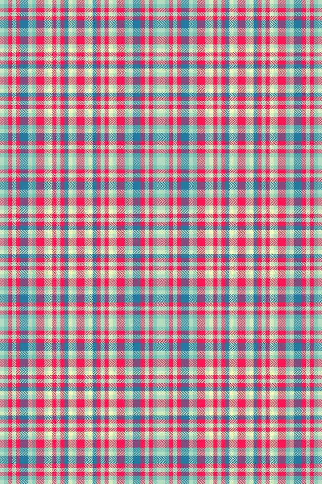Conceptual background check, yuletide texture tartan seamless. Cozy pattern textile fabric plaid in light and bright colors. vector