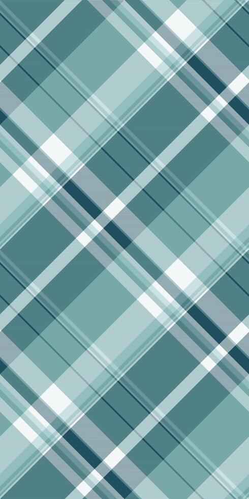 Abstract teal and white plaid pattern. Elegant geometric design ideal for textile prints, website backgrounds, or modern branding. vector