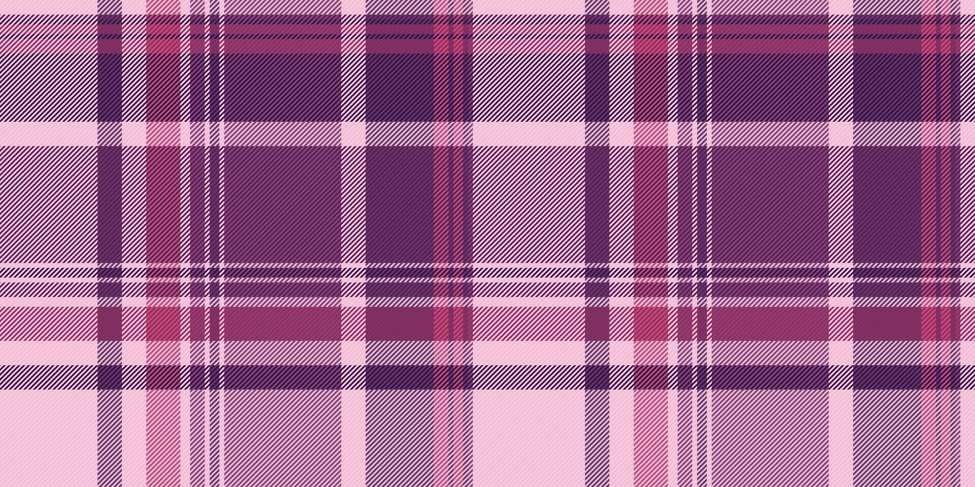 Elegant pink and purple plaid pattern. Perfect for textile design, fashion, websites, or branding projects. vector