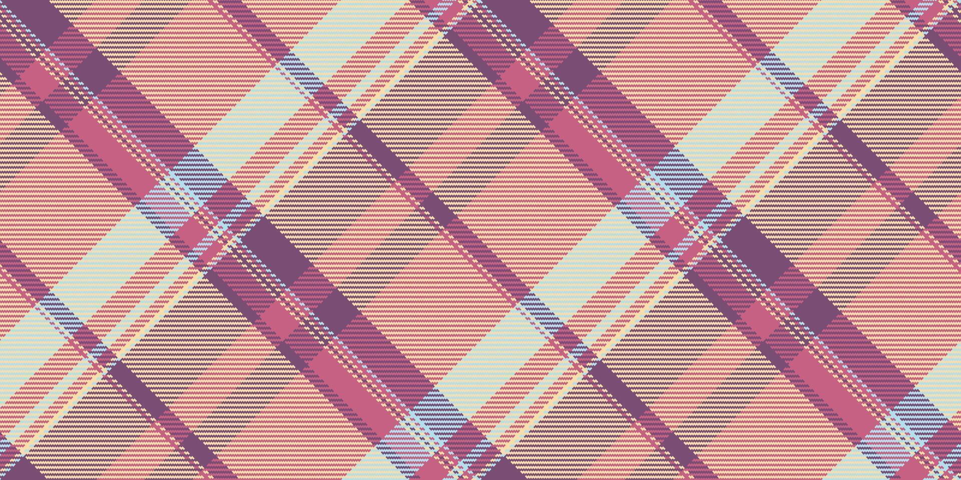 Warm hued plaid pattern, evoking comfort and tradition. Ideal for textiles, backgrounds, or designs needing a classic, rustic touch. Seamless repeating design. vector