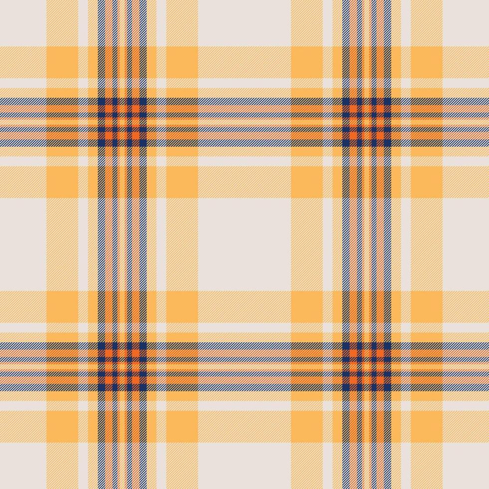 Pastel yellow and orange plaid pattern. A soft, subtle textile design perfect for backgrounds, website designs, or fabric projects. Evokes feelings of warmth, comfort, and understated elegance. vector