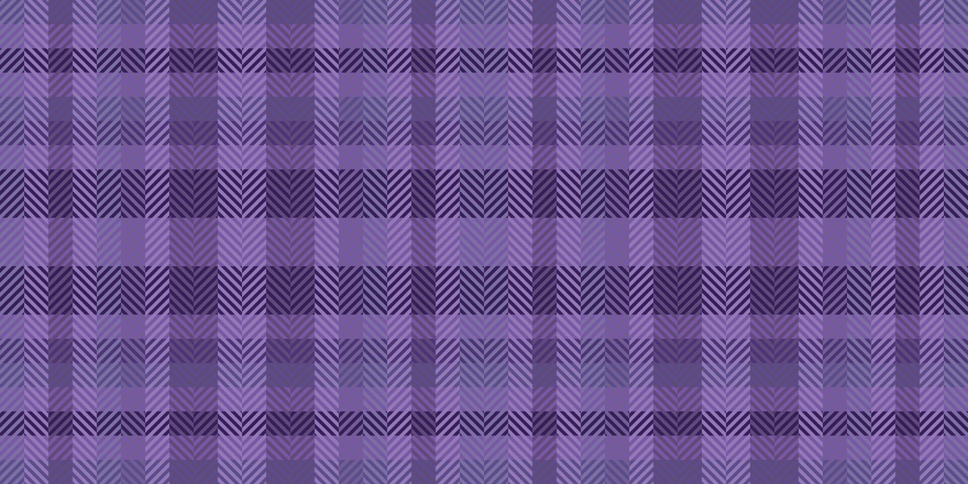 Elegant herringbone plaid pattern in subtle shades of purple. Perfect for textile design, website backgrounds, or fashion illustrations. This sophisticated texture evokes feelings of warmth and calm. vector