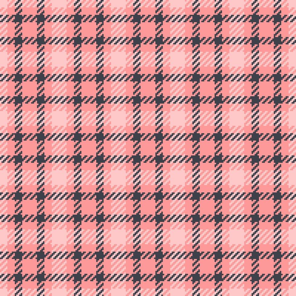 Delightful pink and charcoal plaid pattern. Perfect for textile designs, website backgrounds, or crafting projects. vector