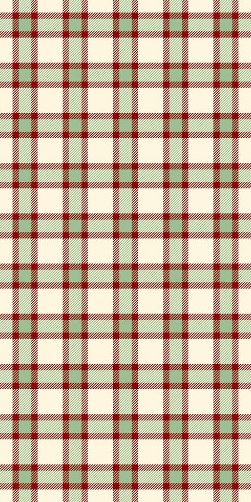 Upscale background texture fabric, famous textile pattern seamless. Backdrop tartan check plaid in cornsilk and dark red colors. vector