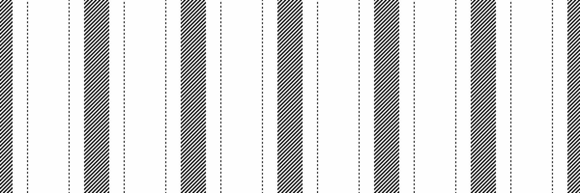Greeting textile lines pattern, tracery background vertical . Relief fabric stripe texture seamless in white and black colors. vector