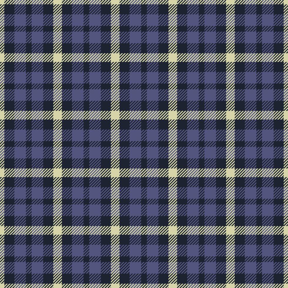 Elegant purple and cream plaid pattern. Perfect for textile design, apparel, website backgrounds, and packaging. This seamless texture evokes feelings of warmth and sophistication. vector
