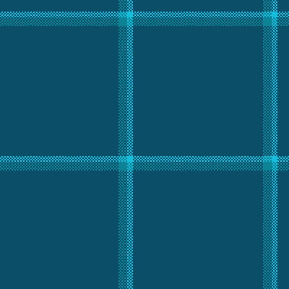 Teal and turquoise plaid pattern. Subtle texture creates a sophisticated, minimalist design perfect for backgrounds, website banners, or textile projects. Evokes feelings of calm and order. vector