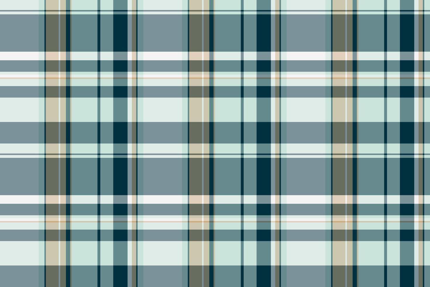 Tweed seamless pattern texture, layered plaid tartan fabric. Flannel check textile background in pastel and white colors. vector