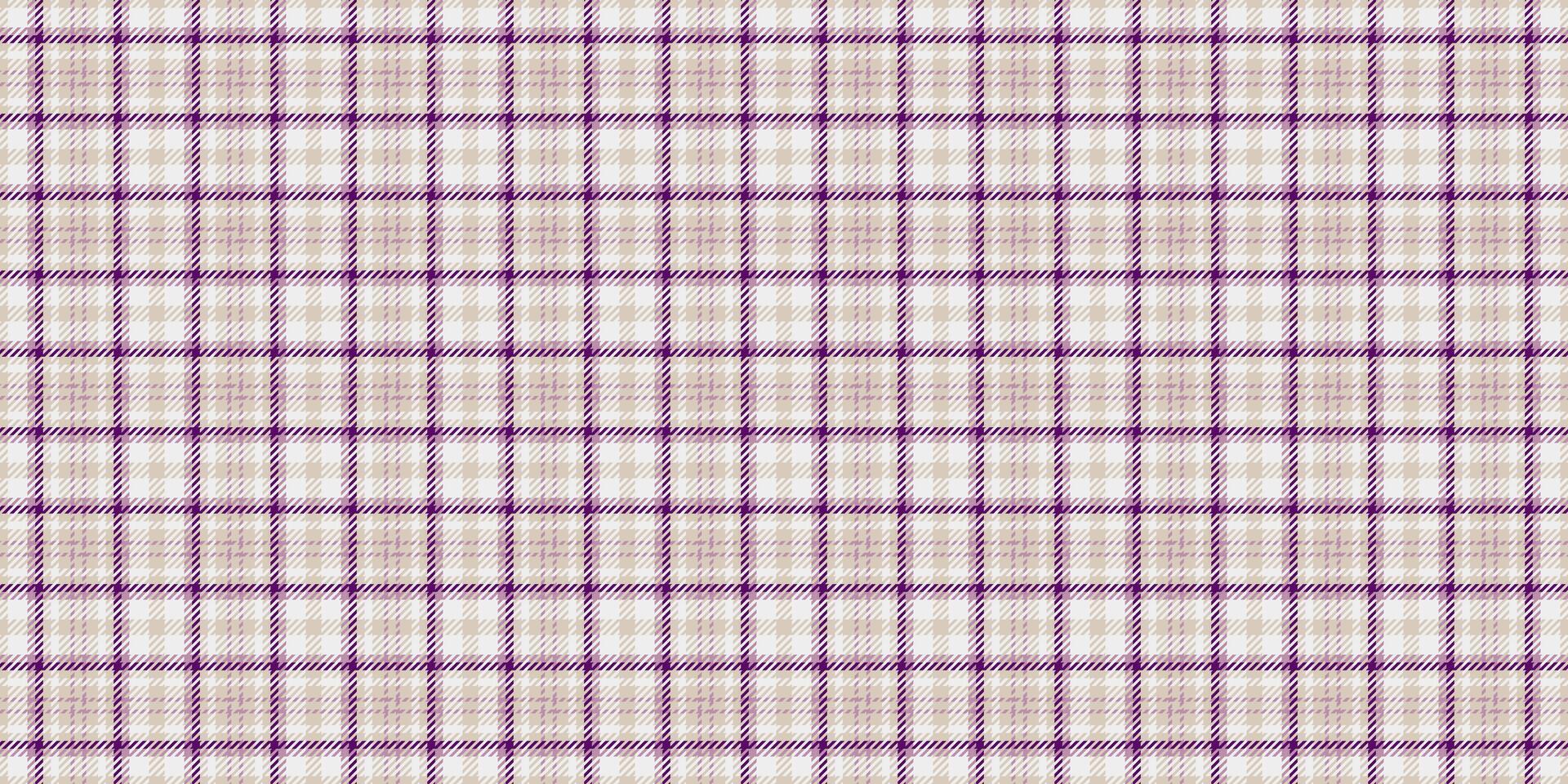 Subtle purple and beige plaid pattern. Perfect for textile designs, website backgrounds, or adding a touch of classic elegance to your projects. vector