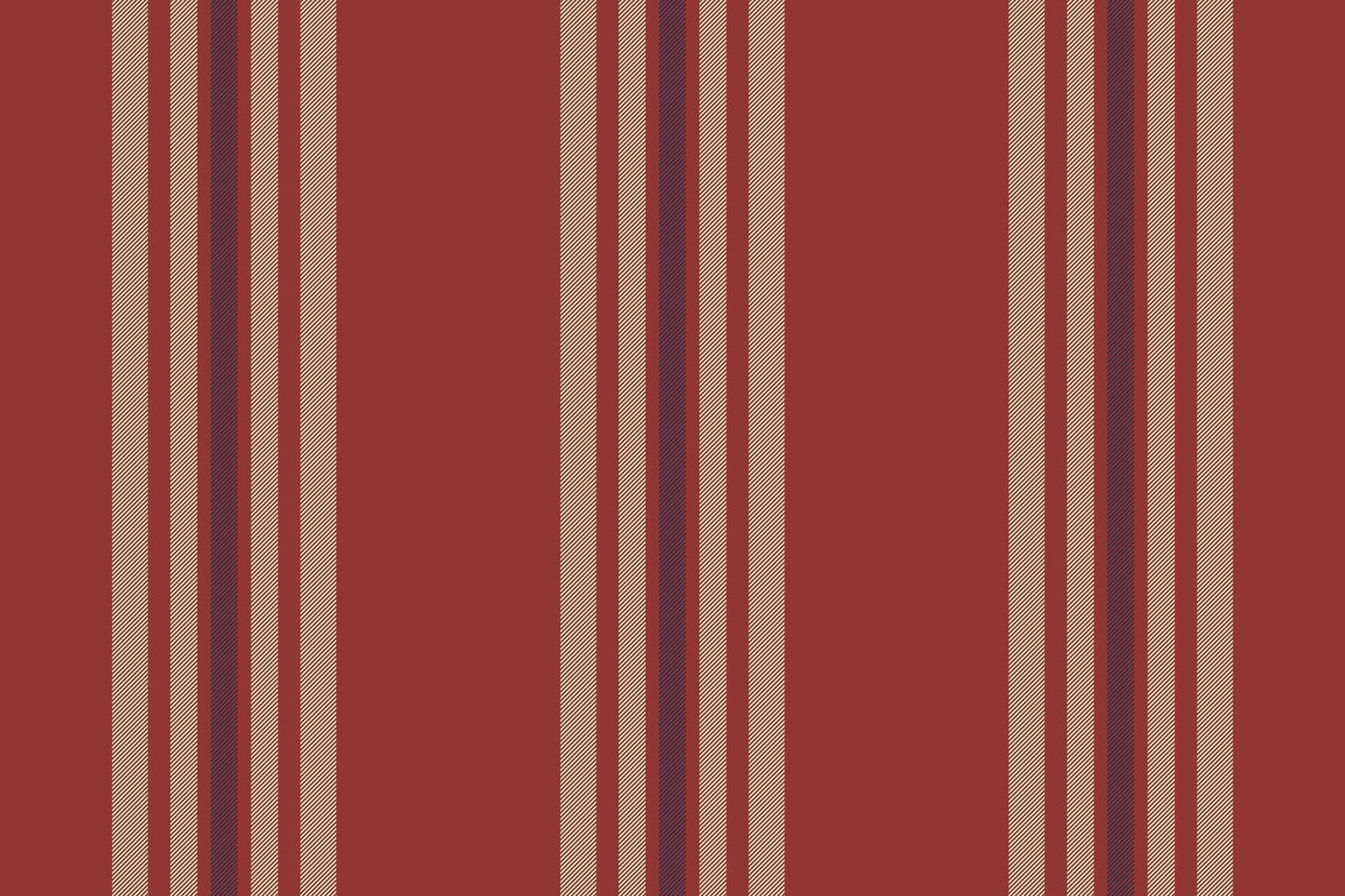 Product vertical textile pattern, tone stripe fabric background. Quiet seamless lines texture in red and light colors. vector