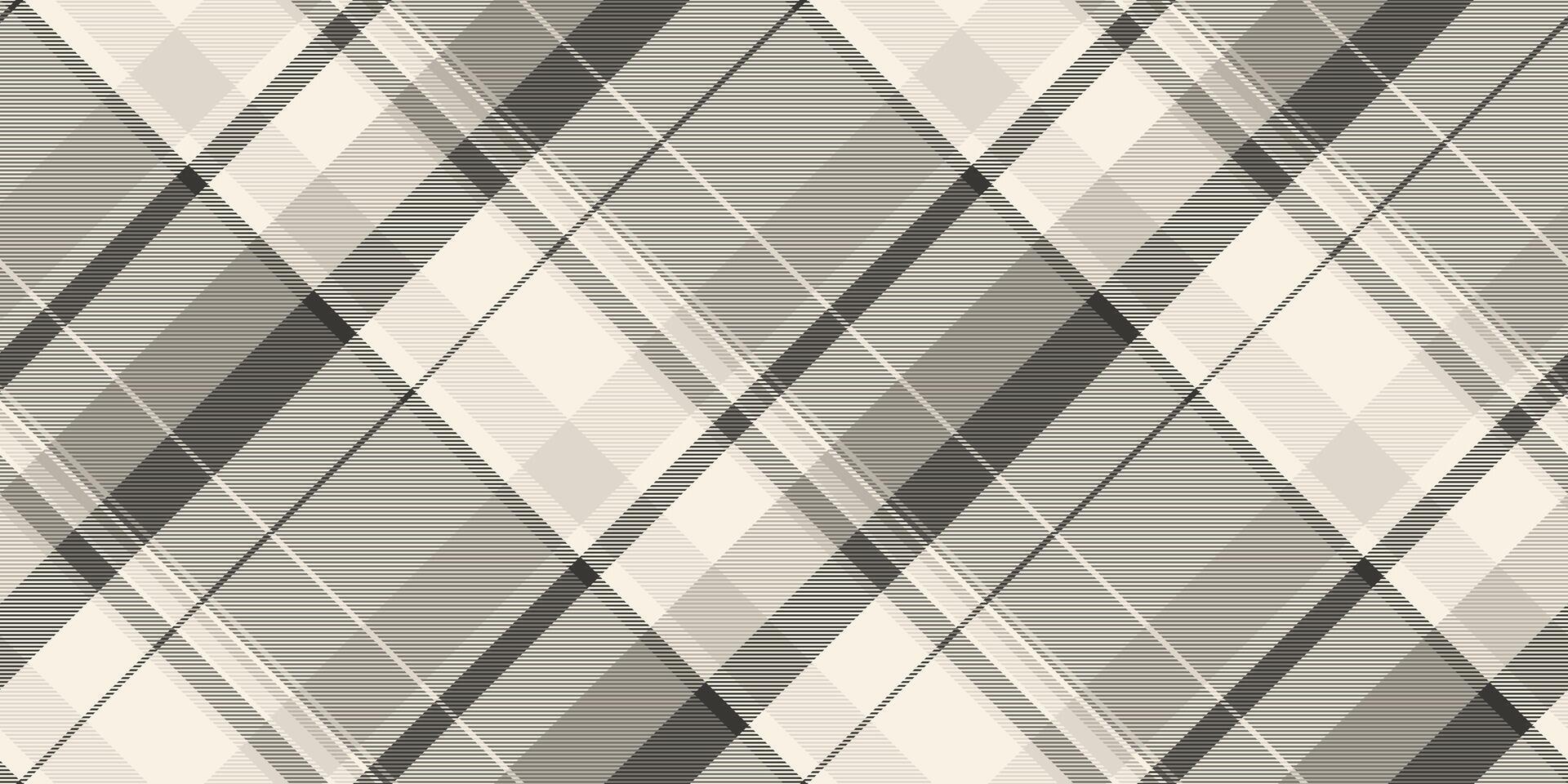 Elegant plaid pattern in neutral tones. Perfect background for textiles, web design, or print projects. Subtle, versatile, and stylish graphic element. vector