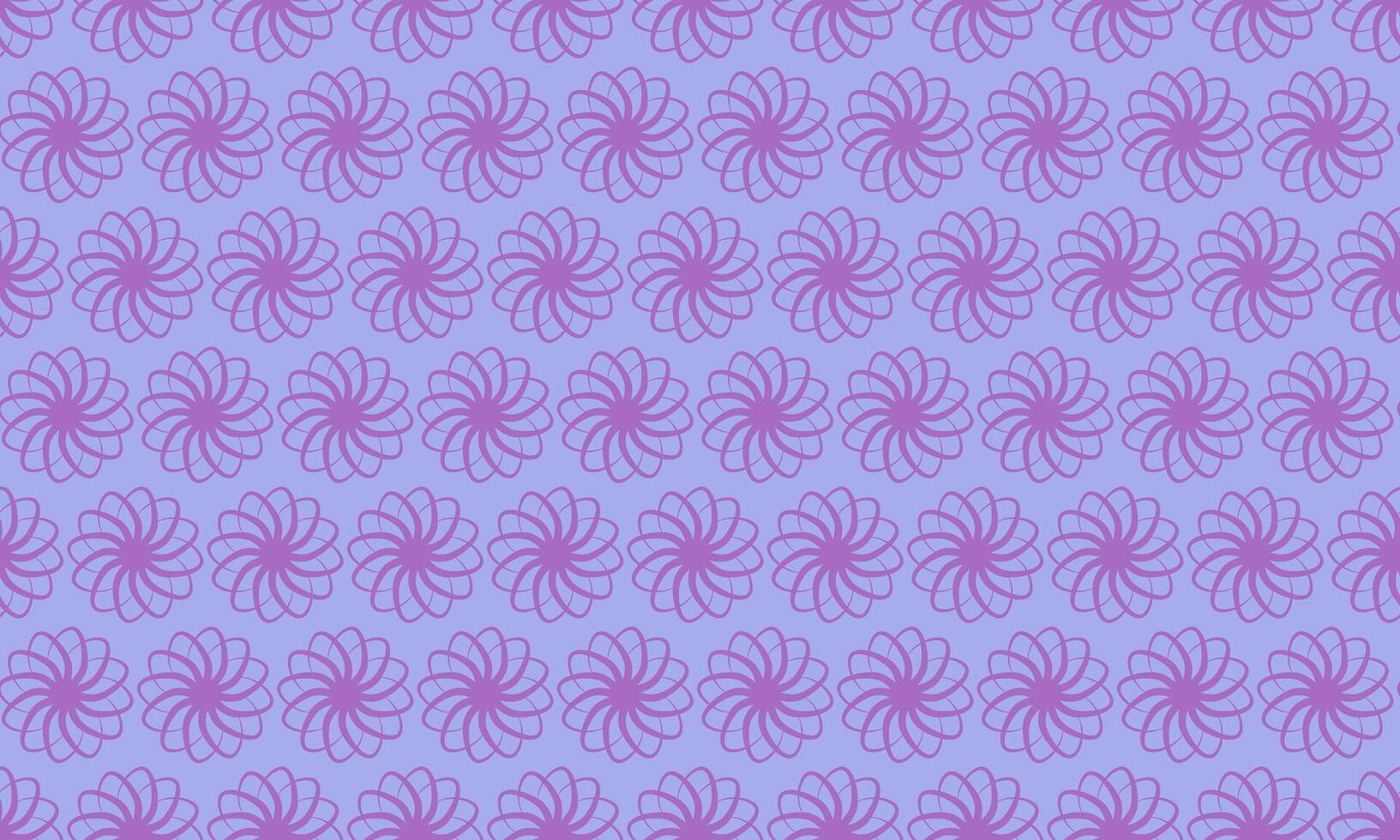 Seamless purple floral pattern. Elegant, repeating design ideal for textile prints, website backgrounds, or stationery. vector