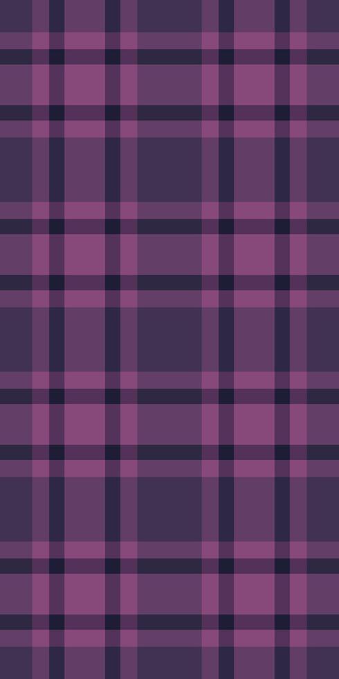 Silky texture plaid , nostalgia tartan check seamless. Japan pattern fabric background textile in purple and dark colors. vector