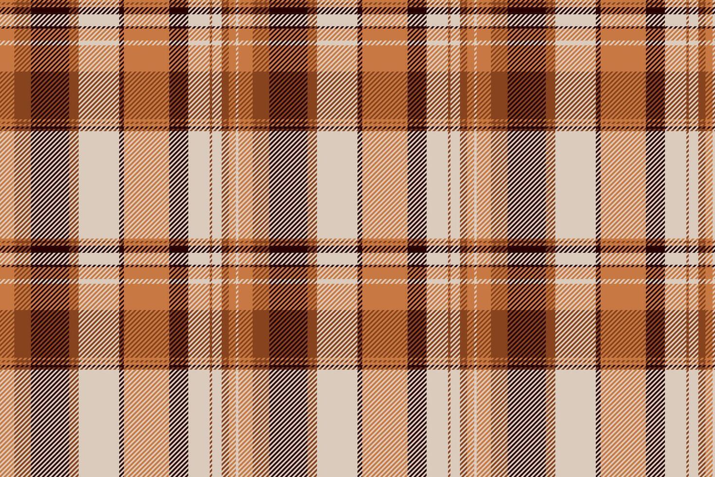 Mother plaid fabric textile, multicolored background texture . Gorgeous pattern seamless check tartan in orange and light colors. vector