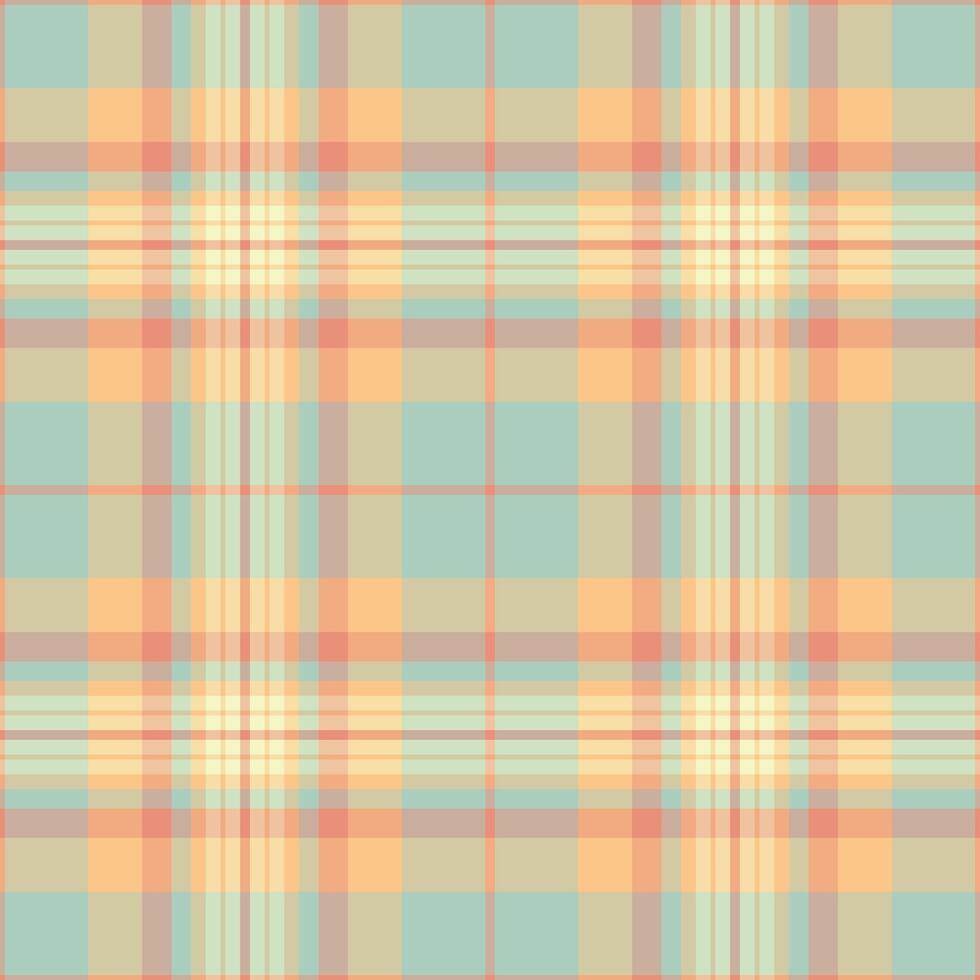 Classic plaid pattern in soft, pastel hues. A versatile background for design projects, textiles, invitations, and holidaythemed visuals. vector