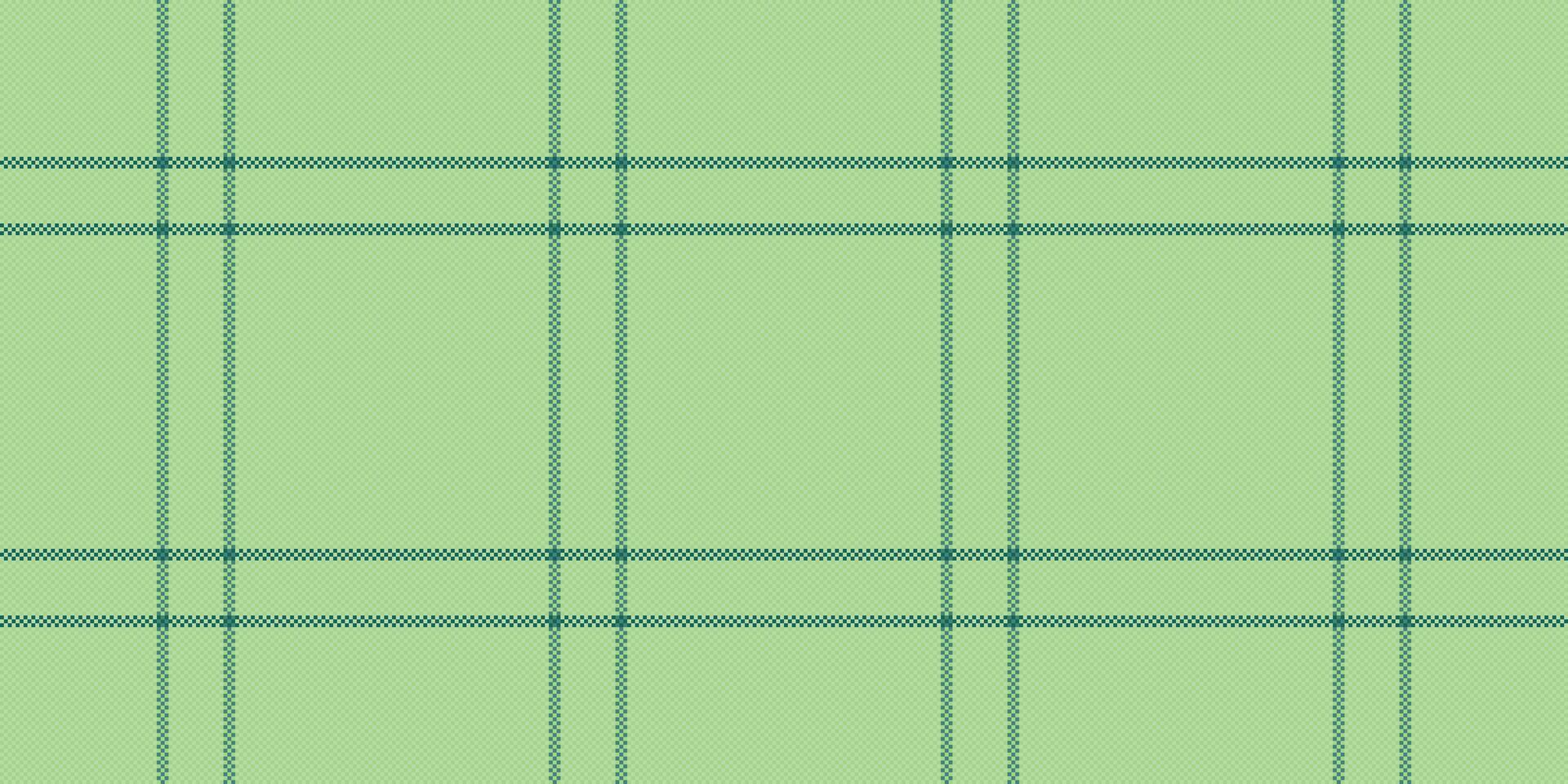 Subtle green plaid pattern, perfect for backgrounds, textiles, or website design. This minimalist geometric texture evokes calmness and sophistication. vector